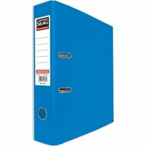 SKAG BOX FILE A4 PVC 8CM  BLUE