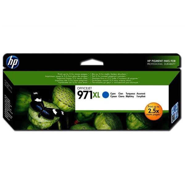 HP 971XL CYAN ORIGINAL INK CN626AE