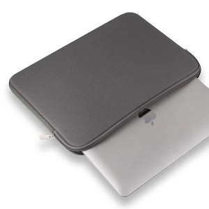 UNIVERSAL LAPTOP COVER/SLEEVE WITH ZIP 15.6 '' GREY