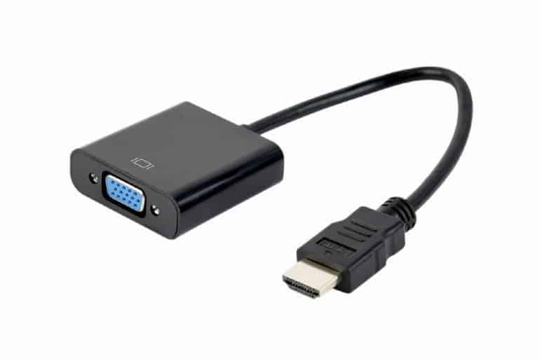 GEMBIRD Adapter HDMI male/VGA female A-HDMI-VGA-04 Black
