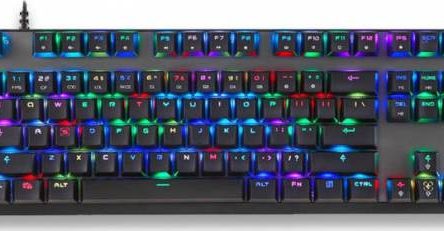 MOTOSPEED BLACK WIRED MECHANICAL KEYBOARD RED SWITCH GR CK82/K82