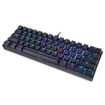 MOTOSPEED BLACK BLUETOOTH MECHANICAL KEYBOARD BLUE SWITCH GR CK62/K62