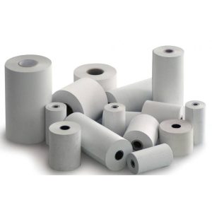 PAPER ROLL 38MM X 65MM WOODFREE (EUROPEAN)