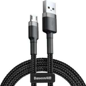 BASEUS USB TO MICRO USB 3 METERS BLACK GREY CAMKLF-HG1